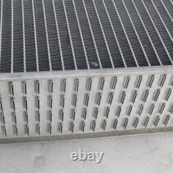 4-Row Radiator Fit 1932 Ford Hot Rod Small Block Chevy Engine Stock Height