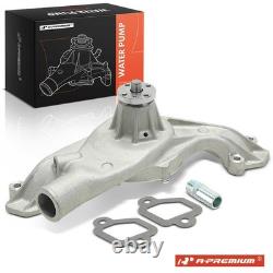 A-Premium Satin Aluminum Big-Block Short Water Pump for Chevy big block W-engine