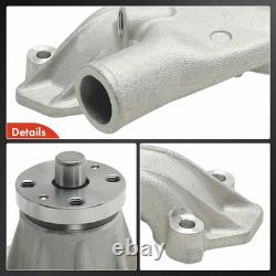 A-Premium Satin Aluminum Big-Block Short Water Pump for Chevy big block W-engine