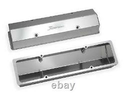 Alloy valve covers withbaffle for 58-86 Chevy small block 283-400 engines -890008