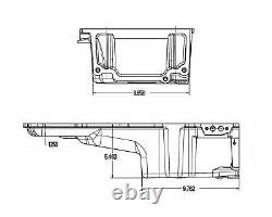 Aluminum 302-1 LS Engine Swap Retro-fit Oil Pan Fits Chevy 4.8L 5.3L 6.0L 6.2L