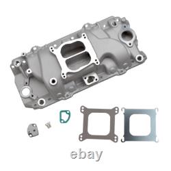 Aluminum Dual Plane Intake Manifold For BBC Big Block Chevy V8 396 402 427 454
