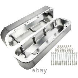 Aluminum Engine Tall Valve Covers Replace For Chevy 454 402 396 427 Big Block