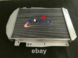 Aluminum radiator for Chevy GMC pickup truck WithSmall Block V8 1937 1938 AT + FAN