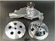 Bbc Big Block Chevy Aluminum Short Water Pump 454 +2 Groove Pulley Kits