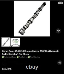 BRAND NEW Comp Cams 12-432-8 Xtreme Energy Retrofit Small Block Chevy Camshaft