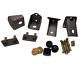 Bare Steel Jeep Yj Small Block Chevy Sbc Conversion V8 V6 Motor Mounts Poly