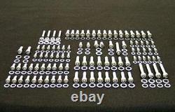 Bbc Big Block Chevy Engine Bolts Kit 396 402 427 454 Show Polished Stainless