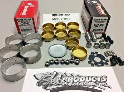 Big Block Chevy 1967 Up Engines HP Cam Bearings-Brass Freeze Plug-HP Dowels Kit