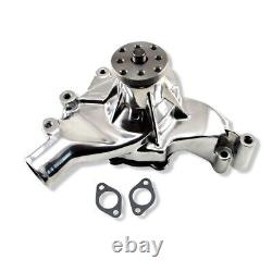 Big Block Chevy Chrome Aluminum Long Water Pump High Flow LWP 396 402 427 454