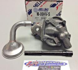 Big Block Pump For Small Block Chevy Engine High Volume Oil Pump Melling M99HV-S