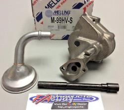 Big Block Pump For Small Block Chevy Engine High Volume Oil Pump Melling M99HV-S