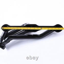 Black SS Engine Swap Headers For Small Block Chevy Blazer S10 S15 283 302 350 V8