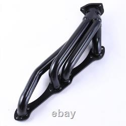 Black SS Engine Swap Headers For Small Block Chevy Blazer S10 S15 283 302 350 V8