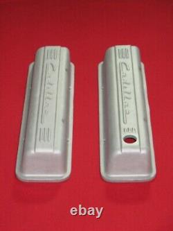 CADILLAC PML VALVE COVERS 11107 Cast Aluminum 1959-86 Small Block Chevy Engines