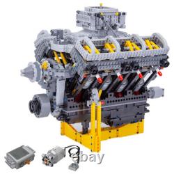 CHEVY Small Block V8 Engine Model General Motors MOC Building Blocks Toy 2362PCS