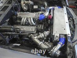 CXRacing Turbo Header Kit For 68-72 Chevrolet Chevelle SBC Small Block Engine