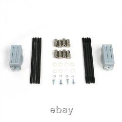 Center Bolt Tall Finned Valve Covers with Breather Holes Small Block Chevy
