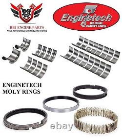 Chevy Chevrolet 307 1968 1973 Enginetech Rod Main Bearings With Moly Rings