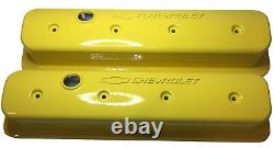 Chevy Small Block ZZ6/Vortec Center Bolt Holley 241-290 Yellow With Red Letters