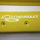 Chevy Small Block Zz6/vortec Center Bolt Holley 241-290 Yellow With White Letters