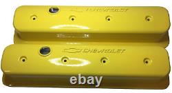 Chevy Small Block ZZ6/Vortec Center Bolt Holley 241-290 Yellow With White Letters