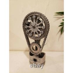 Chevy Small block Timing Chain Clock, Motorized, Rotating