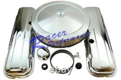 Chrome BBC Big Block Chevy Engine Dress Up Kit Air Cleaner Short 396 427 454 502