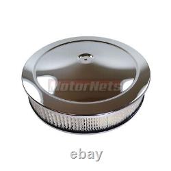 Chrome BBC Big Block Chevy Engine Dress Up Kit Air Cleaner Short 396 427 454 502