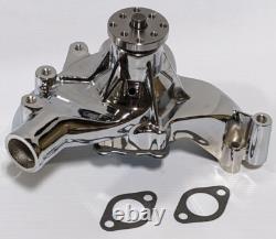 Chrome Big Block Chevy High Volume Long Water Pump 396 402 427 454 BBC LWP