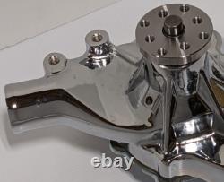 Chrome Big Block Chevy High Volume Long Water Pump 396 402 427 454 BBC LWP