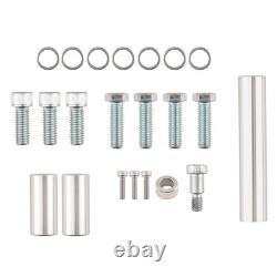 Chrome Engine Bracket Kit for Chevy Small Block 1969-1987 Light Truck 73-89