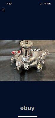 Chrome water pump for big block Chevy engine V8 longneck water pump