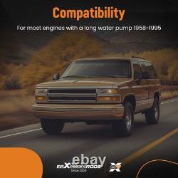 Complete Chrome Accessory Drive Kit for Chevrolet Small Block 283-400 LWP