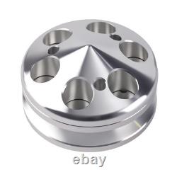 Complete Chrome Accessory Drive Kit for Chevrolet Small Block 283-400 LWP