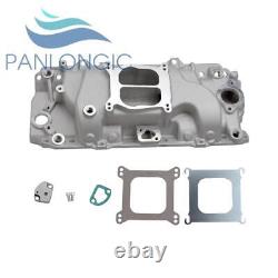 Dual Plane Intake Manifold Oval Ports WithGaskets Fit BBC Big Block Chevy Holeshot