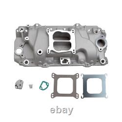 Dual Plane Intake Manifold Oval Ports WithGaskets Fit BBC Big Block Chevy Holeshot