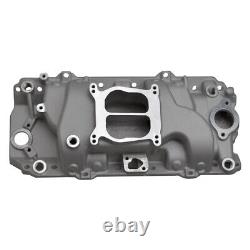 Dual Plane Intake Manifold Oval Ports WithGaskets Fit BBC Big Block Chevy Holeshot