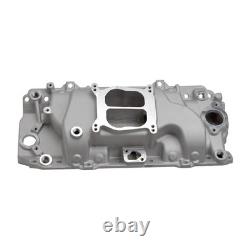 Dual Plane Intake Manifold Oval Ports WithGaskets Fit BBC Big Block Chevy Holeshot