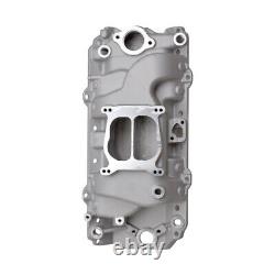 Dual Plane Intake Manifold Oval Ports WithGaskets Fit BBC Big Block Chevy Holeshot