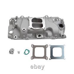 Dual Plane Intake Manifold Oval Ports WithGaskets For BBC Big Block Chevy