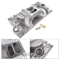 Dual Plane Vortec engines Air Gap Intake Manifold For Small Block Chevy 350 1996