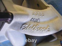 EDELBROCK VICTOR INTAKE MANIFOLD 2950 SMALL BLOCK CHEVY Comes with 1.75 Spacer
