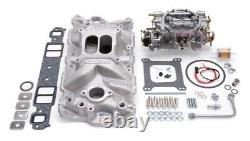 Edelbrock 2021 for Manifold And Carb Kit Performer Eps Small Block Chevrolet