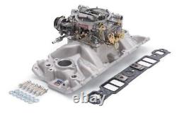 Edelbrock 2021 for Manifold And Carb Kit Performer Eps Small Block Chevrolet