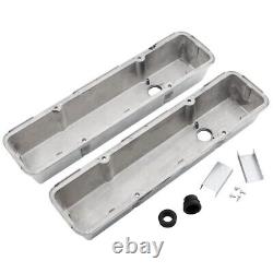 Edelbrock 4262 Elite Series Valve Cover Set, Small Block Chevy 305 350 400 SBC