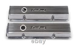 Edelbrock 4262 Engine Valve Cover Set Fits Chevrolet Small-Block Gen I262 4.3L