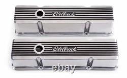 Edelbrock 4263 Elite II Series Tall Polished Valve Covers