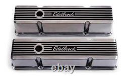 Edelbrock 4263 Elite II Series Tall Polished Valve Covers