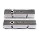 Edelbrock 4263 Elite Series Valve Cover Set, Small Block Fits Chevy
